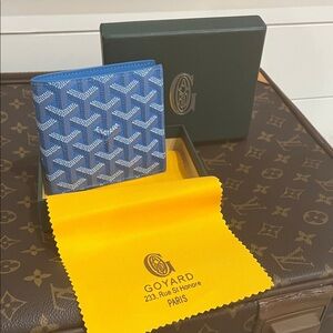 Goyard Azure Blue Wallet